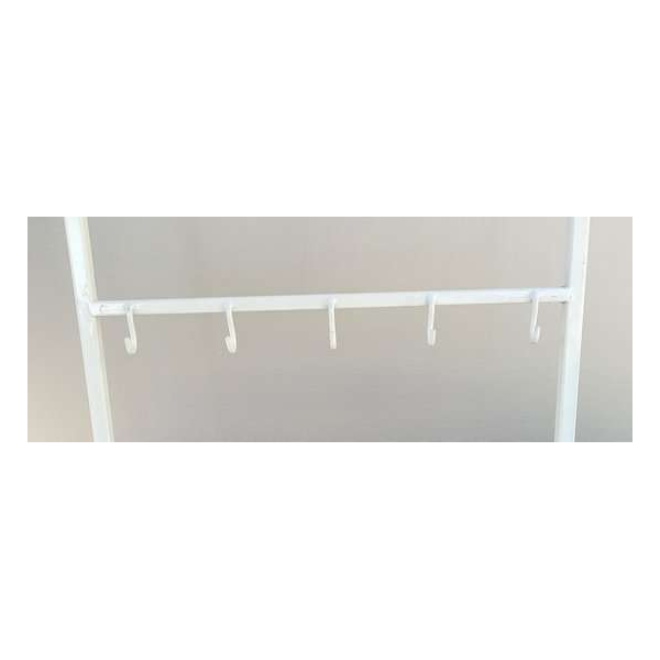 Decoration Ladder white L50xB4xH126 cm Decoration Ladder white L50xB4xH126 cm