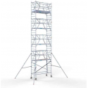 Rolsteiger Standaard 90x250 10,2m werkhoogte carbon vloer + dubbele voorloopleuning