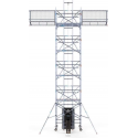 Solar Rolsteiger 135x305x10,2m werkhoogte, inclusief Solar lift, Safeguard dakrandbeveiliging