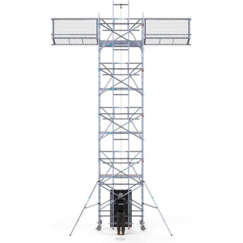 Solar Rolsteiger 135x305x10,2m werkhoogte, inclusief Solar lift, Safeguard dakrandbeveiliging