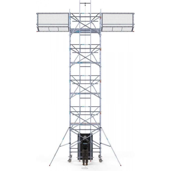 Solar Rolsteiger 135x305x10,2m werkhoogte, inclusief Solar lift, Safeguard dakrandbeveiliging Solar Rolsteiger 135x305x10,2m werkhoogte, inclusief Solar lift, Safeguard dakrandbeveiliging