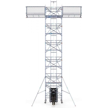 Solar Rolsteiger 135x305x12,2m werkhoogte, inclusief Solar lift, Safeguard dakrandbeveiliging