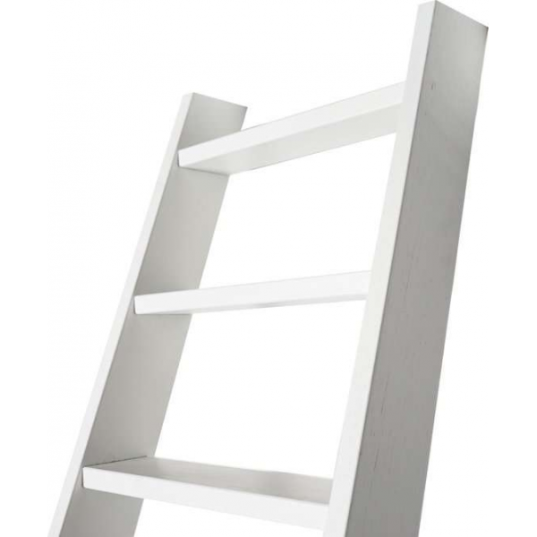 Houten steektrap | beuken wit - 9 treden (171 cm) Houten steektrap | beuken wit - 9 treden (171 cm)