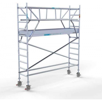Rolsteiger Standaard 75x305 4,2m werkhoogte + dubbele voorloopleuning