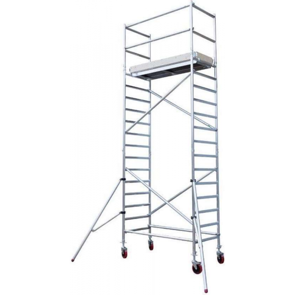 Rolsteiger Standaard 90x305 6,2m werkhoogte carbon vloer Rolsteiger Standaard 90x305 6,2m werkhoogte carbon vloer