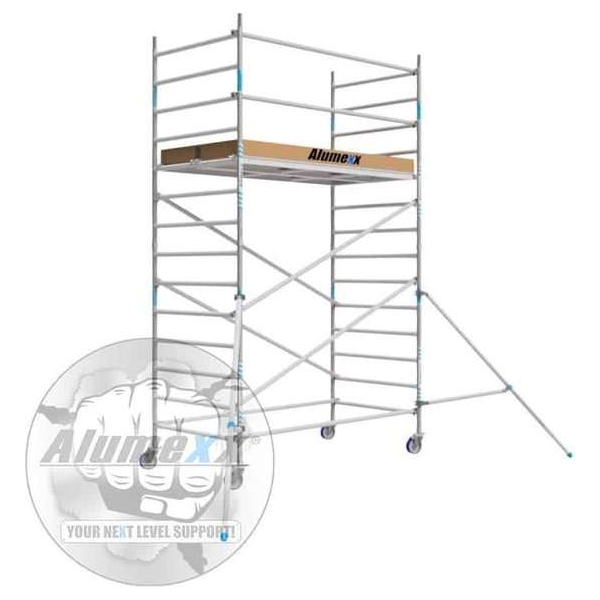 Basic rolsteiger 135 x 5,2m werkhoogte en lengte platform Basic rolsteiger 135 x 5,2m werkhoogte en lengte platform