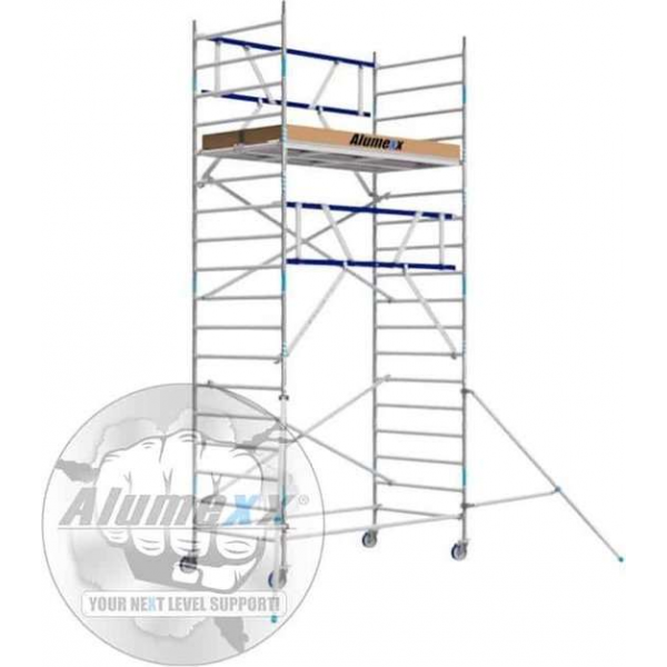 Basic AGS rolsteiger 135 x 6,2m werkhoogte en lengte platform Basic AGS rolsteiger 135 x 6,2m werkhoogte en lengte platform