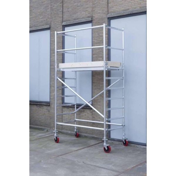 Rolsteiger Standaard 75x305 4,2m werkhoogte carbon vloer Rolsteiger Standaard 75x305 4,2m werkhoogte carbon vloer