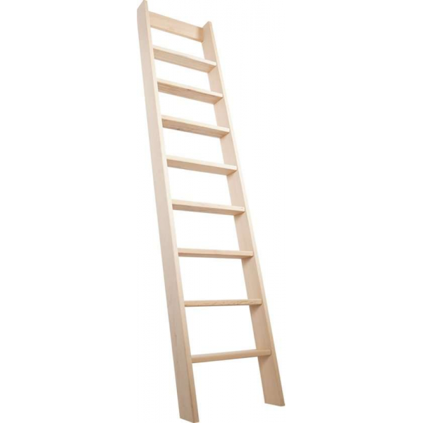 Ruimtebesparende trap hoogslaper - 8 treden (186 cm) Ruimtebesparende trap hoogslaper - 8 treden (186 cm)