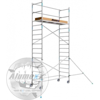 Basic rolsteiger 90 x 6.2 mtr werkhoogte 1.0 en  lengte platform