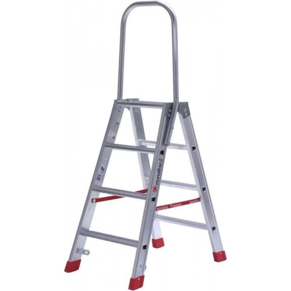 Premium Dubbele Trap 2x4 (max. werkhoogte 2,95 m) Premium Dubbele Trap 2x4 (max. werkhoogte 2,95 m)