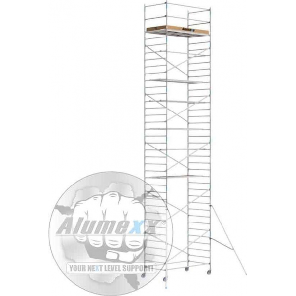 Basic rolsteiger 135 x 12,2m werkhoogte en lengte platform Basic rolsteiger 135 x 12,2m werkhoogte en lengte platform