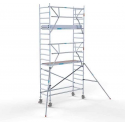 Rolsteiger Standaard 90x250 6,2m werkhoogte carbon vloer + enkele voorloopleuning