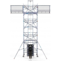 Solar Rolsteiger 135x305x8,2m werkhoogte, inclusief solar lift, Safeguard dakrandbeveiliging