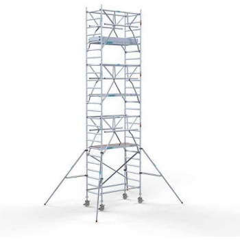 Rolsteiger Standaard 90x190 8,2m werkhoogte carbon vloer + dubbele voorloopleuning