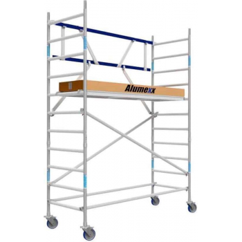Basic rolsteiger 90 x 4.2 mtr AGS-PRO voorloopleuning en  lengte platform