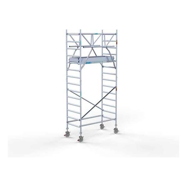 Rolsteiger Standaard 90x190 5,2m werkhoogte dubbelzijdig voorloopleuning Rolsteiger Standaard 90x190 5,2m werkhoogte dubbelzijdig voorloopleuning
