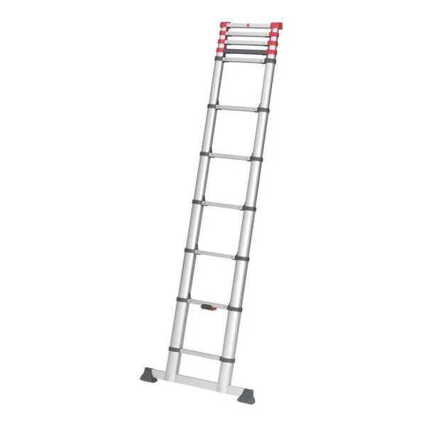 Hailo T80 FlexLine Telescoopladder - 11 treden - Aluminium Hailo T80 FlexLine Telescoopladder - 11 treden - Aluminium