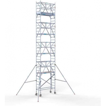 Rolsteiger Standaard 75x190 10,2m werkhoogte carbon vloer + dubbele voorloopleuning