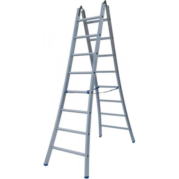 Scharnierladder Type B dubbel uitgebogen 2x7 sporten Scharnierladder Type B dubbel uitgebogen 2x7 sporten
