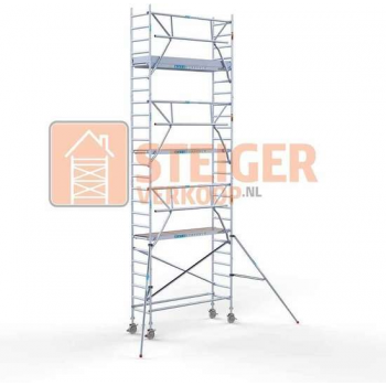 Rolsteiger Standaard 75x250 8,2m werkhoogte carbon vloer + enkele voorloopleuning