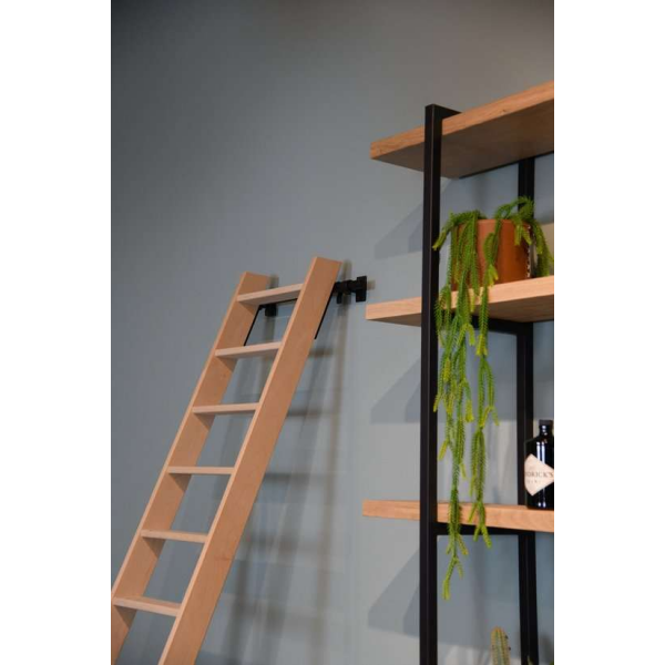 Houten Molenaarstrap | beuken - 8 treden (152 cm) Houten Molenaarstrap | beuken - 8 treden (152 cm)