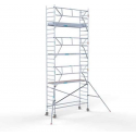 Rolsteiger Standaard 90x305 8,2m werkhoogte carbon vloer + enkele voorloopleuning