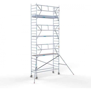 Rolsteiger Standaard 90x305 8,2m werkhoogte carbon vloer + enkele voorloopleuning