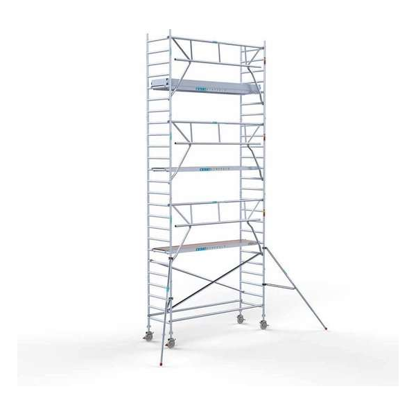Rolsteiger Standaard 90x305 8,2m werkhoogte carbon vloer + enkele voorloopleuning