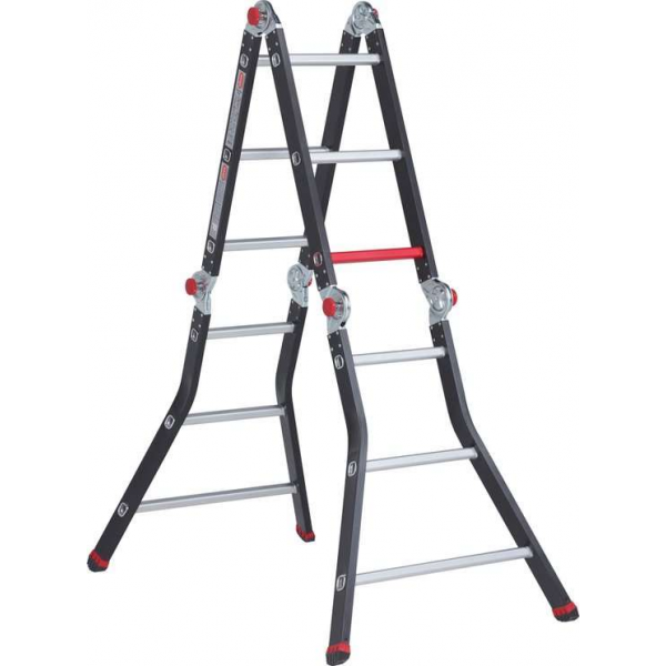 Altrex Varitrex Prof Vouwladder incl. platform - Aluminium - 4x3 sporten Altrex Varitrex Prof Vouwladder incl. platform - Aluminium - 4x3 sporten