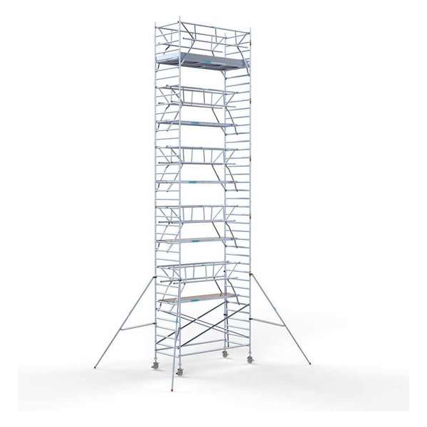 Rolsteiger Standaard 135x305 12,2m werkhoogte + dubbele voorloopleuning Rolsteiger Standaard 135x305 12,2m werkhoogte + dubbele voorloopleuning