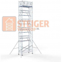 Rolsteiger Standaard 135x305 13,2m werkhoogte + dubbele voorloopleuning