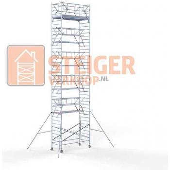Rolsteiger Standaard 135x305 13,2m werkhoogte + dubbele voorloopleuning