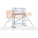 Rolsteiger Standaard 75x250 4,2m werkhoogte + dubbele voorloopleuning