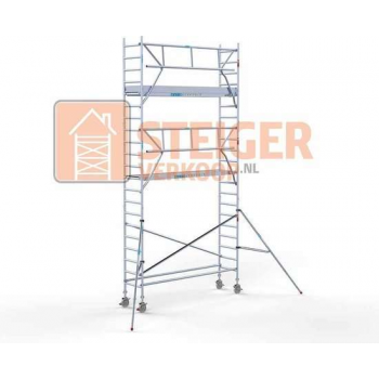 Rolsteiger Standaard 75x305 7,2m werkhoogte carbon vloer + enkele voorloopleuning