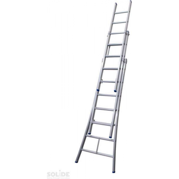 Ladder Type D gecoat driedelig uitgebogen 3x7 sporten Ladder Type D gecoat driedelig uitgebogen 3x7 sporten