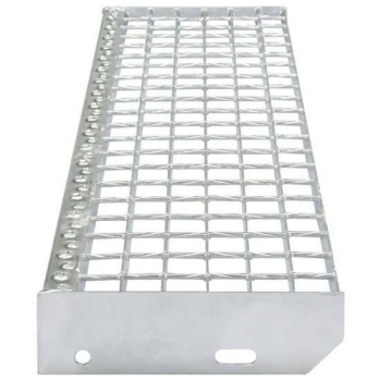 Traptreden 4 st - Gegalvaniseerd staal met thermisch zink - 800 x 240 x 70 mm