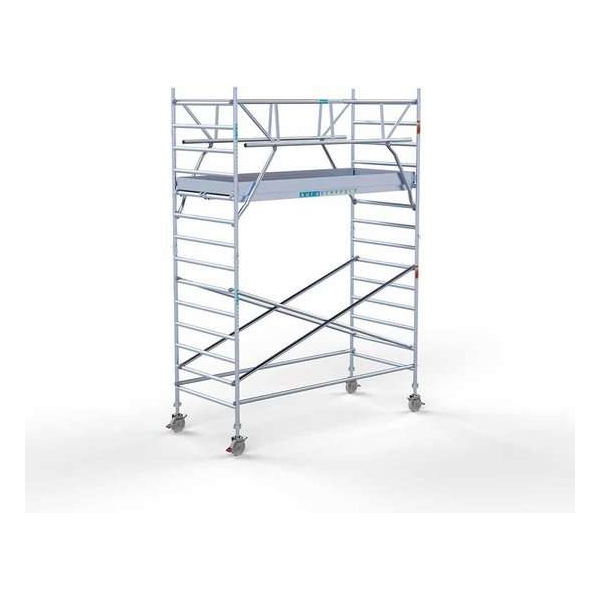 Rolsteiger Standaard 135x305 5,2m werkhoogte + dubbele voorloopleuning Rolsteiger Standaard 135x305 5,2m werkhoogte + dubbele voorloopleuning