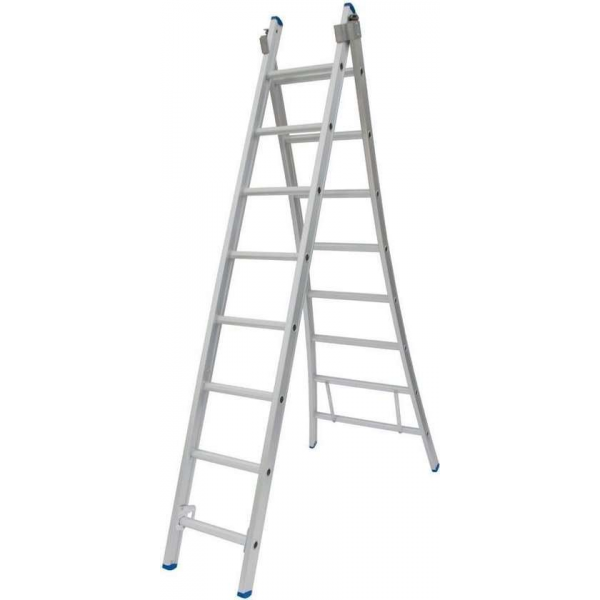 Ladder Type C gecoat dubbel uitgebogen 2x8 sporten Ladder Type C gecoat dubbel uitgebogen 2x8 sporten