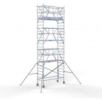 Rolsteiger Standaard 90x250 8,2m werkhoogte carbon vloer + dubbele voorloopleuning
