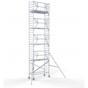 Rolsteiger Standaard 90x250 10,2m werkhoogte carbon vloer + enkele voorloopleuning