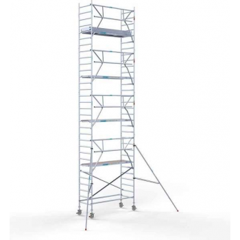 Rolsteiger Standaard 90x250 10,2m werkhoogte carbon vloer + enkele voorloopleuning
