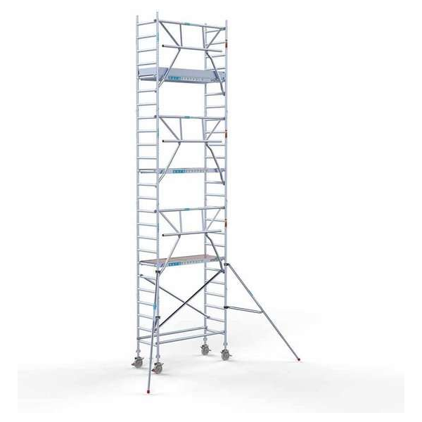 Rolsteiger Standaard 75x190 8,2m werkhoogte + enkele voorloopleuning Rolsteiger Standaard 75x190 8,2m werkhoogte + enkele voorloopleuning