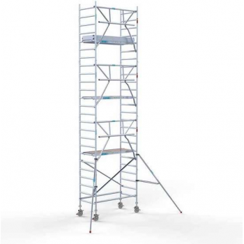 Rolsteiger Standaard 90x190 8,2m werkhoogte carbon vloer + enkele voorloopleuning