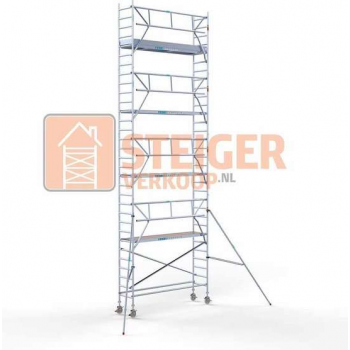 Rolsteiger Standaard 75x305 10,2m werkhoogte carbon vloer + enkele voorloopleuning