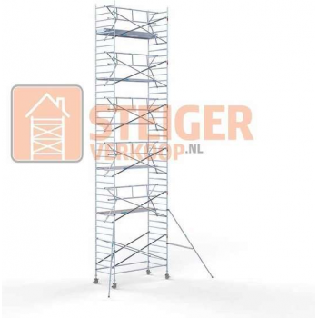 Rolsteiger Standaard 135x305 13,2m werkhoogte + enkele voorloopleuning