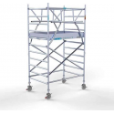 Rolsteiger Standaard 135x190 4,2m werkhoogte carbon vloer + dubbele voorloopleuning