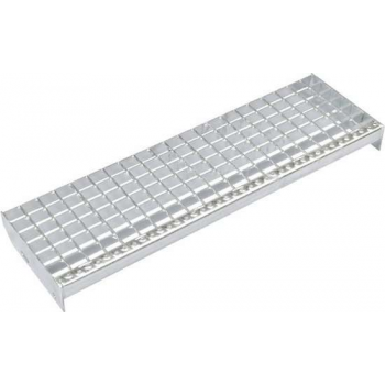 Traptreden 4 st 600x240 mm gesmeedlast gegalvaniseerd staal