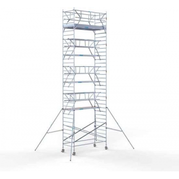 Rolsteiger Standaard 135x305 11,2m werkhoogte carbon vloer + dubbele voorloopleuning
