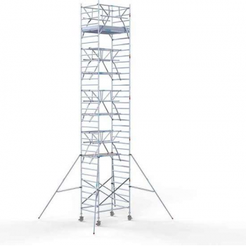 Rolsteiger Standaard 135x190 11,2m werkhoogte carbon vloer + dubbele voorloopleuning